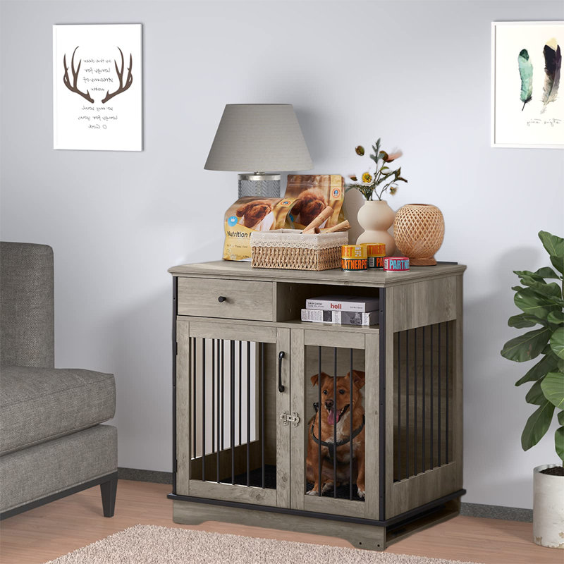 Tucker Murphy Pet™ 32"W Dog Crate Furniture For Small And Medium Dog